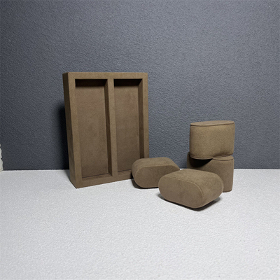 Màu cà phê 12 khe Microfiber Đồng hồ sang trọng Hiển thị trang sức Đồng hồ tổ chức