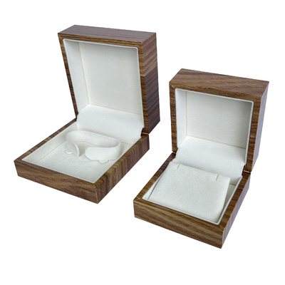 Các nhà sản xuất Hộp đồ trang sức bằng gỗ tùy chỉnh bằng gỗ cho Nhẫn Bông tai Mặt dây chuyền Vòng đeo tay Vòng đeo tay Quà tặng