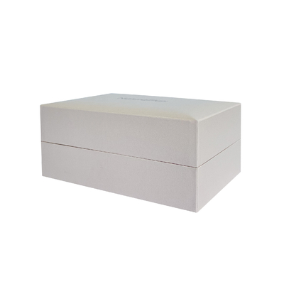Hộp đựng đồng hồ đeo tay có rãnh đôi Hộp đựng quà tặng cứng một phần bằng nhựa cho người yêu