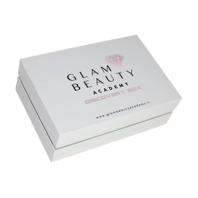 Hộp bao bì giấy in tùy chỉnh 11 * 158 * 36mm màu trắng để làm quà tặng