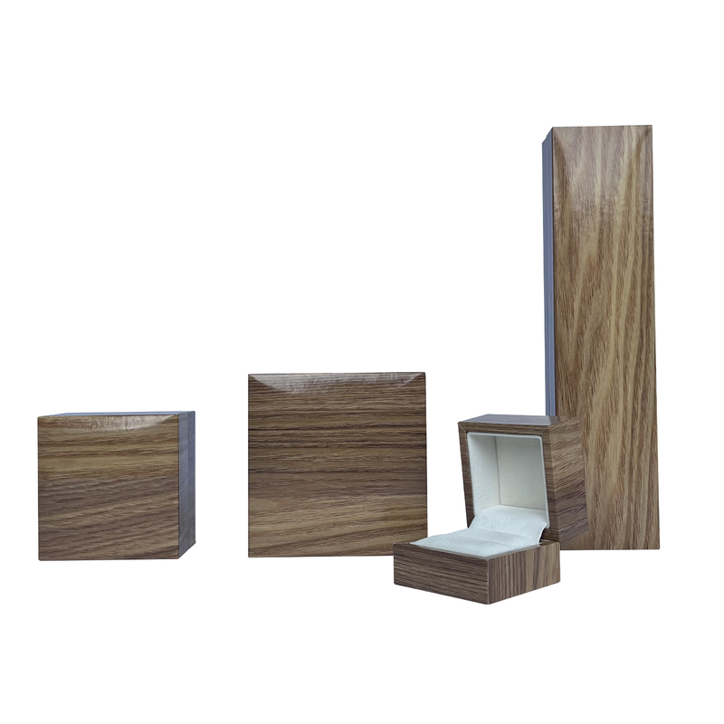 Các nhà sản xuất Hộp đồ trang sức bằng gỗ tùy chỉnh bằng gỗ cho Nhẫn Bông tai Mặt dây chuyền Vòng đeo tay Vòng đeo tay Quà tặng